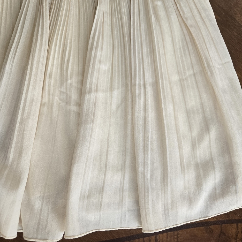 MONTEAU Cream Sleeveless Dress. Size M - Picture 4 of 10